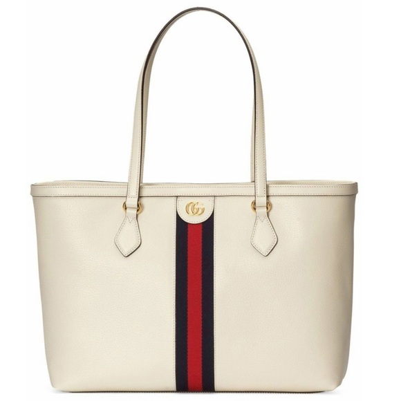 GUCCI Ophidia GG logo medium shopping tote shoulder bag - Picture 1 of 6